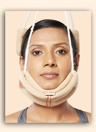 cervical traction set (Sitting), rehabilitation aids, orthopaedic products,  back supports, sacro lumbar support, neck pain, back pain, abdominal belt,  knee support, cervical aids, walking aids, fracture aid, traction kit,  wrist support, elbow
